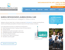 Tablet Screenshot of burienbraces.com